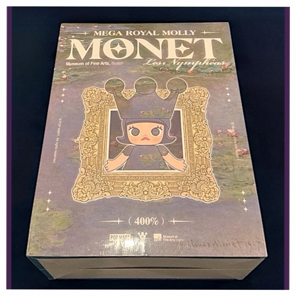 Pop Mart Mega Royal Molly Monet Les Nymphéas 400% - Picture 2 of 16